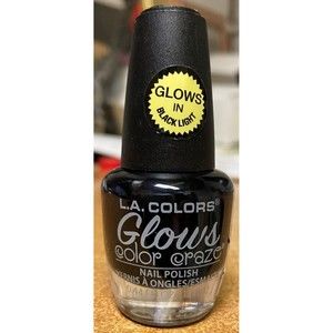 LA Colors Color Craze Glows Nail Polish -13ml 0.44oz-  #68243 X-Ray NEW